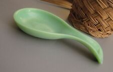 TPC Jadeite spoon rest Green Glass RETRO picture