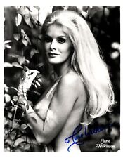 STEAMY AUTOGRAPHED 8X10 SIGNED BY JUNE WILKINSON EARLY PLAYBOY MODEL UACC COA picture