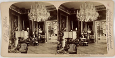 Underwood, Stereo, Sweden, Stockholm, the Napoleon corner, queen s parlor Vintag picture