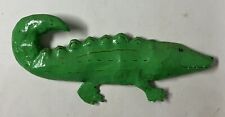 NICE Vintage 1990’s Paper Mache American Crocodile Wall Hanging Sculpture picture