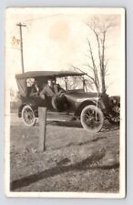 c1920s Classic Car~Driver~Couple~Luxury Antique Original Photo picture