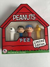 2015 Limited Edition Peanuts Snoopy PEZ Dispenser 4- Piece Set - New Sealed picture