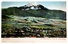 Vintage Postcard Mexico El popocatepetl, Vista de Amercameca picture