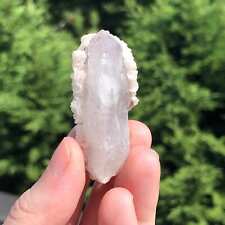 Daye Hubei Quartz/Light Amethyst Point with Phantom and Calcite from China picture