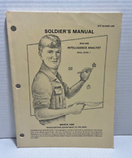 Soldier's Manual MOS 96B Intelligence Analyst Skill Level 1 picture