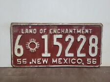 1956 New Mexico License Plate Tag picture