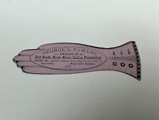 1890’s Red Oak Iowa - Dry Goods - George K. Powers - Paper Advertising Bookmark picture