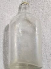  Vintage Glass Bottle Lots Of Staining Flask Shaped Bottle picture