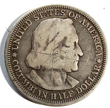 1893 Columbian Expo SILVER Half Dollar Coin Chicago WORLD'S FAIR picture