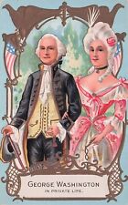 Postcard Vin (5) George Washington & Family (4 Card #'s,1-WO)(Post-1-UP-4 )(673) picture