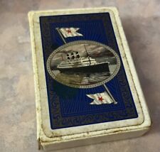 Red Star Line Steamship Antique Vintage Complete Deck of Playing Cards picture