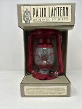 Red Dietz Patio Lantern - Brand New In Box - Includes Replacement Wick & Funnel picture