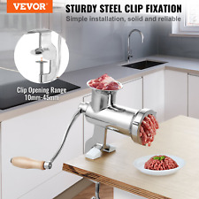 VEVOR Manual Meat Grinder, All Parts Stainless Steel, Hand Operated Meat Grindin picture
