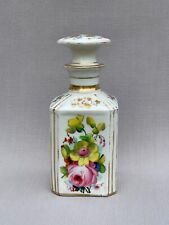Beautiful Antique 19th Cent. French Porcelain Dresser Jar/ Bottle - Hand Painted picture