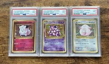 Pokemon Set Of 3 Holos CP6 20th Anniversary PSA 9 Inc Nidoking Chansey 1st Ed picture