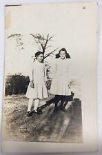 RPPC Early 1900s Photo Of Young Girls. Some Silvering picture
