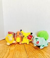Pokémon Plush Lot(4) Some New Charmander Psyduck Pikachu Aoger picture