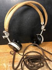 Vintage WWII US Army UTAH Radio Receiver Headphones picture