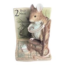 1997 The World of Beatrix Potter Two Bad Mice Figurine Vintage Numbered Figurine picture
