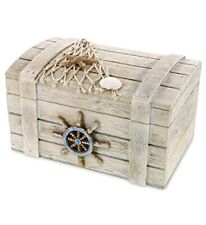  COTA Global Vintage Wooden Jewelry Box - Handcrafted Nautical Trinket with  picture