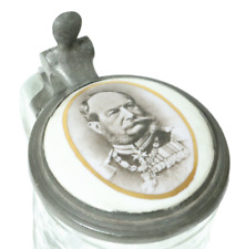 Age Reservist Jug Beer Mug Reservistica Kaiser Wilhelm I Glass Jug Glass picture