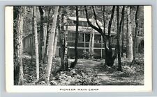 Bridgton ME-Maine, Pioneer Inn and Camps, Antique c1938 Vintage Postcard picture
