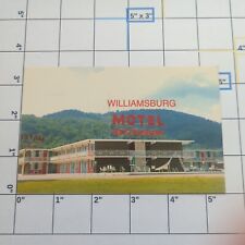 Postcard Williamsburg Motel Advertising Roadside Hotels Kentucky KY VTG 1.1.22 picture