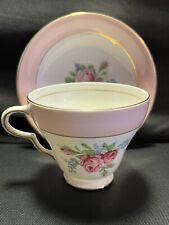 Vintage Taylor & Kent Longton England Bone China Pink Floral picture
