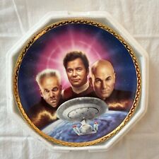 Star Trek Hamilton Collection Ltd Plate w COA Generations Ultimate Confrontation picture