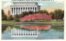 Postcard Washington DC Lincoln Memorial from the Potomac WB Vintage PC H7926 picture