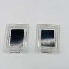 Vintage Glass Picture Frame Miniature Set Of 2 picture