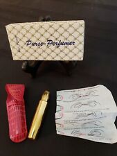 VTG 40s Ball Point  Purse Perfumer condition GREAT refill instructions inside picture