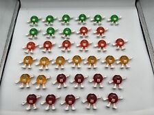 VINTAGE LOT OF 35 M&M HOLIDAY LIGHT STRAND COVERS ORANGE RED GREEN YELLOW picture