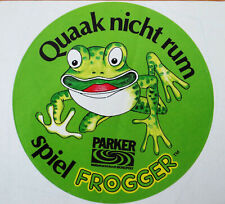 Promotional Stickers Frogger Game Parker Brothers Atari C64 G7000 80er Years picture