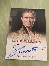 Spartacus Gods of the Arena Autograph Card Steven Lovatt as Tullius picture