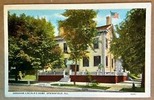 ABRAHAM LINCOLN'S HOME, SPRINGFIELD Illinois Vintage Postcard picture