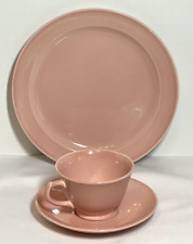 Vintage Luray Pastels Dinner Plates Cup Saucer Pink picture