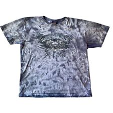 Harley Davidson Mens Short Sleeve Gray Graphic T-shirt Size 2XL 100% Cotton picture