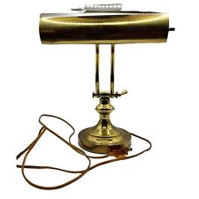 Vintage Underwriters Laboratories Portable Desk Lamp Brass Approx 13