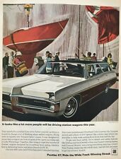 1967 Pontiac Safari Station Wagon  11x14 Vintage Advertisement Print Car Ad LG56 picture