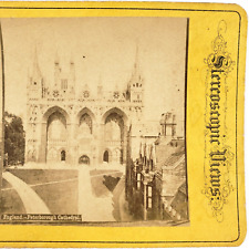 Peterborough Cathedral Church England Stereoview c1870 Cambridgeshire Photo E461 picture