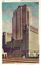 Vintage Postcard 1941 Chicago Civic Opera Walker Drive Building Chicago Illinois picture