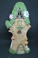 Fairy Garden House With Solar LED Light ~ Flowers ~ Staircase picture