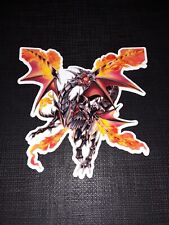 Yugioh Red-Eyes Black Flare Dragon Glossy Sticker Anime Waterproof picture