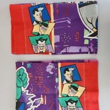 Set Of Vintage Batman Pillowcases Robin Joker Two Face Riddler 1995 picture