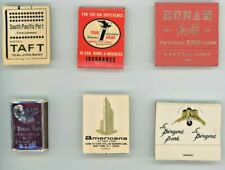 Vtg New York Match Lot, c.1940's-80's, Watertown, NYC, Hotel Taft, Le Perigord picture