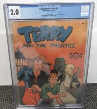 Terry and the Pirates 1939 Large Feature Comic #2A CGC 2.0 HTF picture