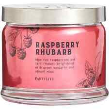 Partylite RASPBERRY RHUBARB SIGNATURE 3-wick JAR CANDLE  BRAND NEW picture