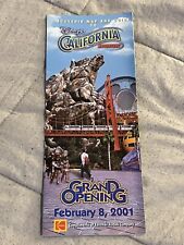 Disney California Adventure DCA Grand Opening February 8 2001 Guide Map picture