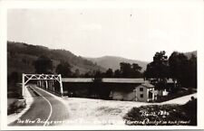 Preston County WVA New Bridge Cheat River Route 50 West Virginia RP Postcard G90 picture